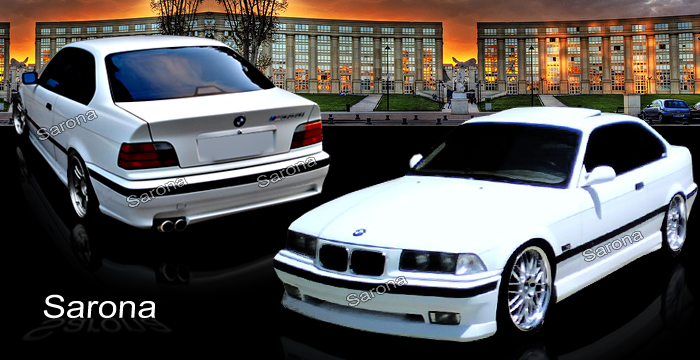 Custom BMW 3 Series Body Kit  Coupe & Sedan (1992 - 1998) - $895.00 (Manufacturer Sarona, Part #BM-004-KT)